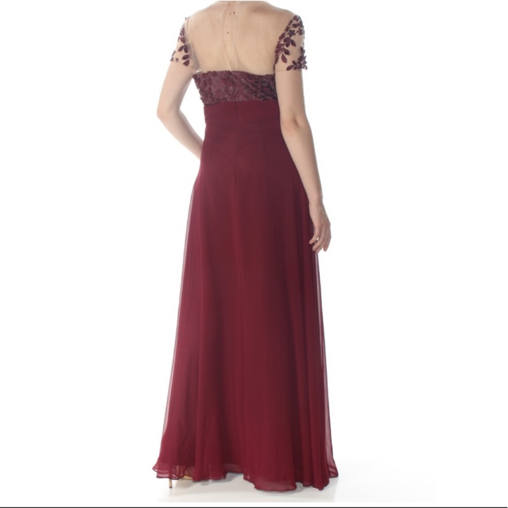 Js Collections Embroidered Illusion Bodice Dress - image 2